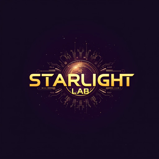 Starlight Lab gold circuit logo reference 5