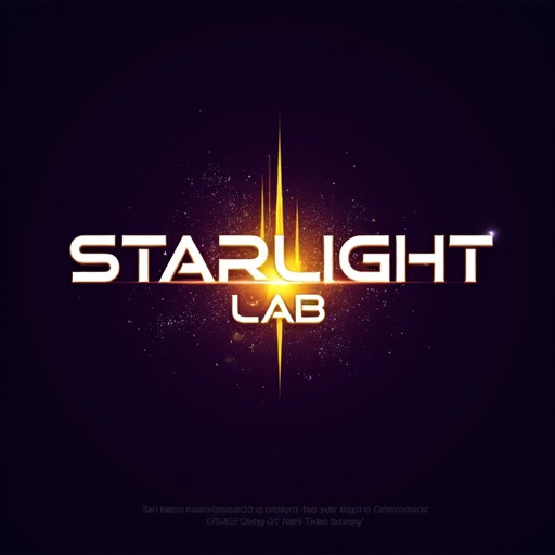 Starlight Lab horizontal star flare logo reference 10